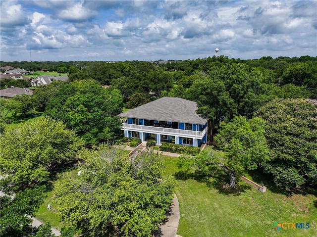 910 Mill Creek Dr, Salado, TX 76571 - aerial view of property and surrounding area with a forest