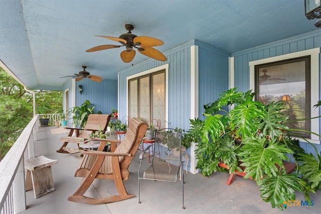 910 Mill Creek Dr, Salado, TX 76571 - view of patio / terrace featuring a ceiling fan