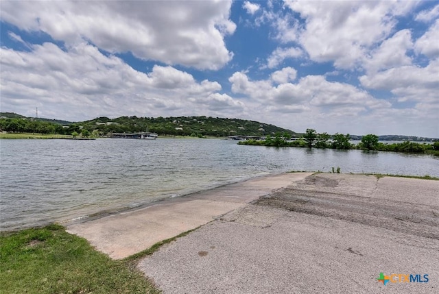 water view featuring a boat ramp