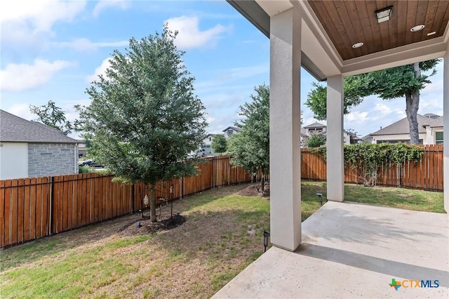 4201 Arques Ave, Round Rock, TX 78681 - view of yard with a patio