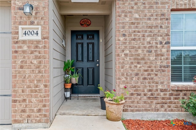 view of entrance to property