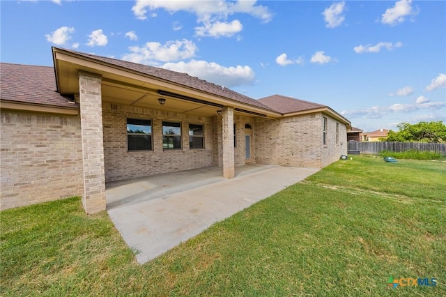 1117 Myrtle Dr, Copperas Cove, TX 76522 - rear view of house featuring a patio area and brick siding