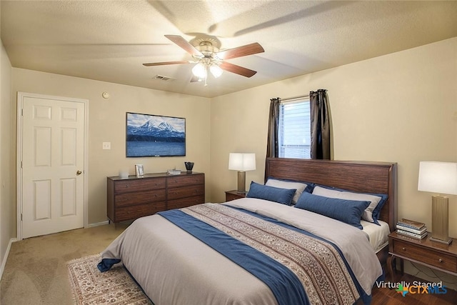 3903 Kevin Shaw Dr, Killeen, TX 76549 - bedroom featuring ceiling fan and carpet