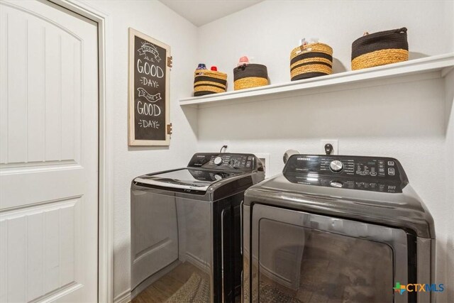 2619 Settlers Oak Dr, Belton, TX 76513 - washroom featuring laundry area and washer and dryer
