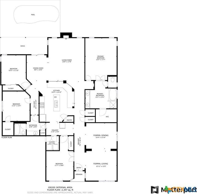 104 Missouri Dr, Harker Heights, TX 76548 - home floor plan