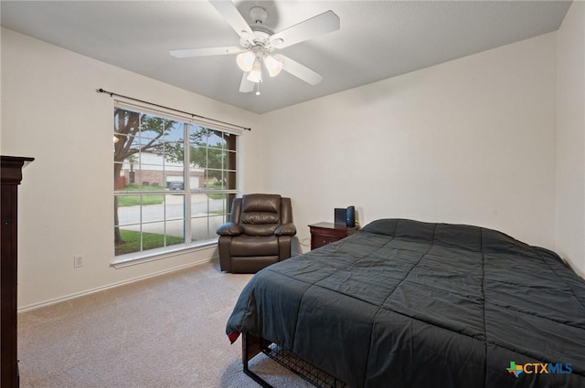 104 Missouri Dr, Harker Heights, TX 76548 - carpeted bedroom featuring ceiling fan and baseboards