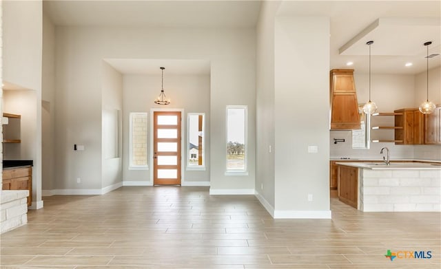 view of foyer entrance