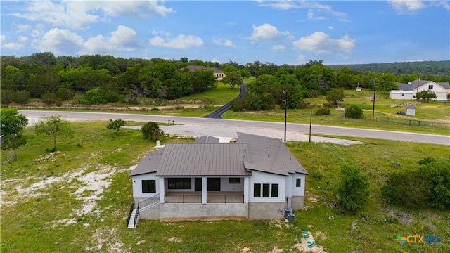 6846 Spring Branch Rd, Spring Branch, TX 78070 - aerial view of property and surrounding area featuring a heavily wooded area
