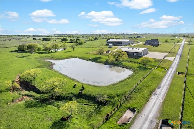 12491 Madison Ln, Justin, TX 76247 - overview of rural landscape featuring a large body of water