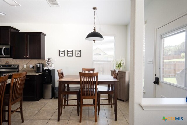 3608 Quail Ridge Dr, Harker Heights, TX 76548 - dining area featuring light tile patterned flooring