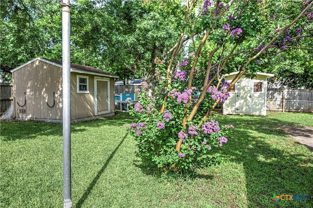 3117 Magnolia Blvd, Temple, TX 76502 - fenced backyard with a storage unit