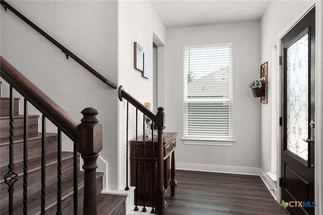 127 Diamond Head Dr, Bastrop, TX 78602 - bedroom featuring access to outside, dark wood-type flooring, multiple windows, and french doors