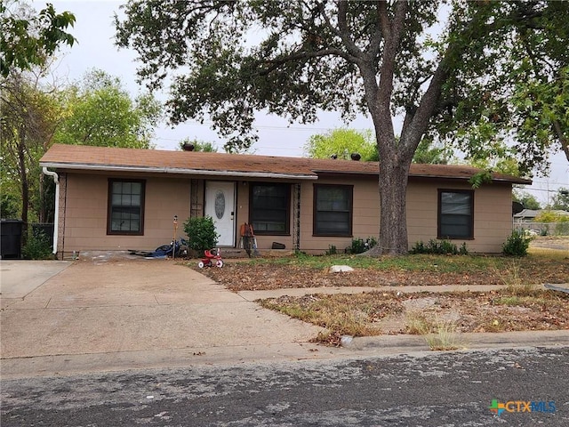 view of ranch-style home