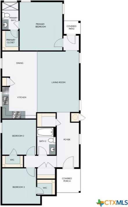 3067 Winding Creek Rd, Kyle, TX 78640 - view of room layout