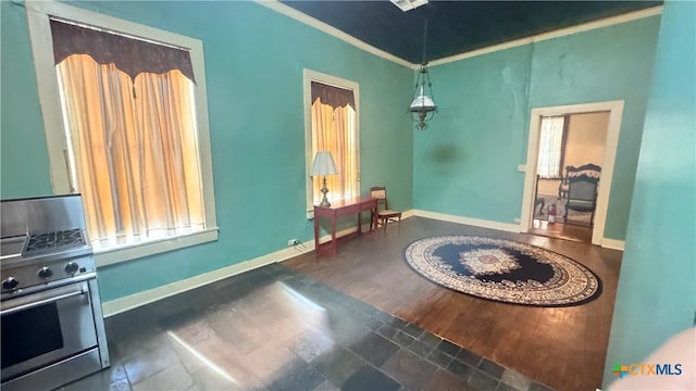 400 S Main St, Belton, TX 76513 - interior space with crown molding and wood finished floors