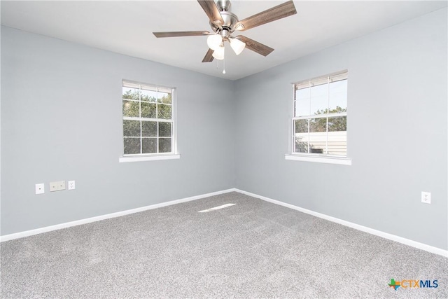 13989 Indian Bluff Rd, Temple, TX 76502 - unfurnished room with a ceiling fan and carpet