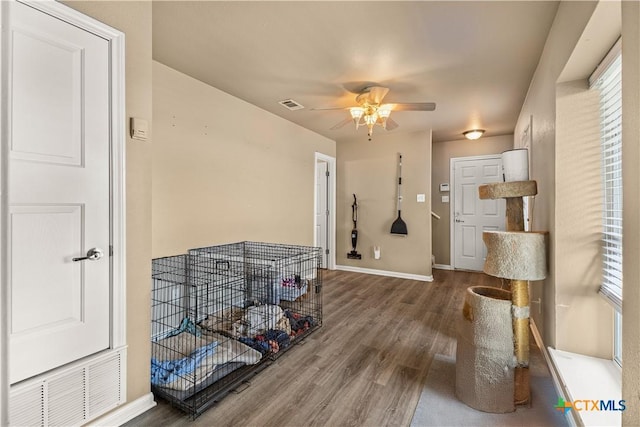 1205 Bowen Ave, Copperas Cove, TX 76522 - corridor with wood finished floors and baseboards