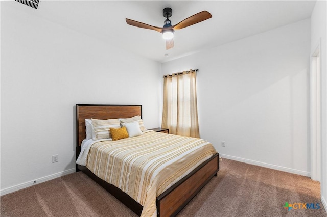 5903 Geronimo Vis, Seguin, TX 78155 - carpeted bedroom featuring baseboards and ceiling fan
