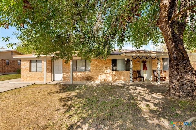 view of ranch-style home