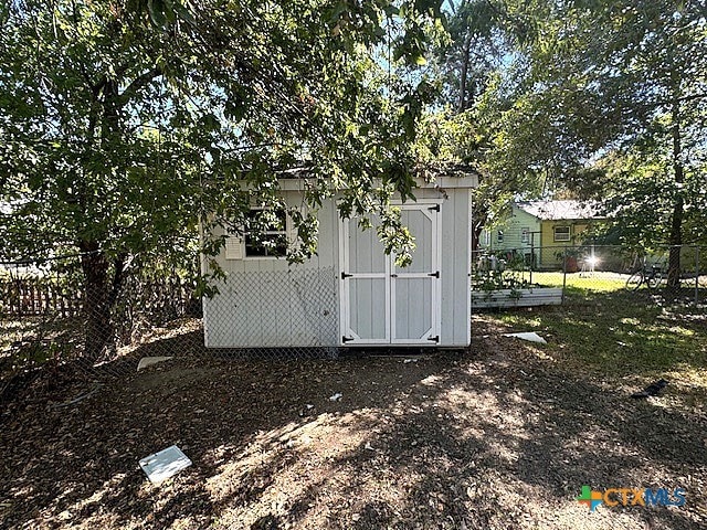 view of outbuilding