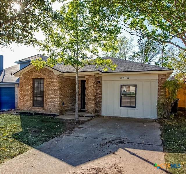 ranch-style house with a garage