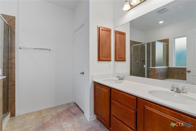 full bathroom featuring toilet, vanity, and shower / bathing tub combination