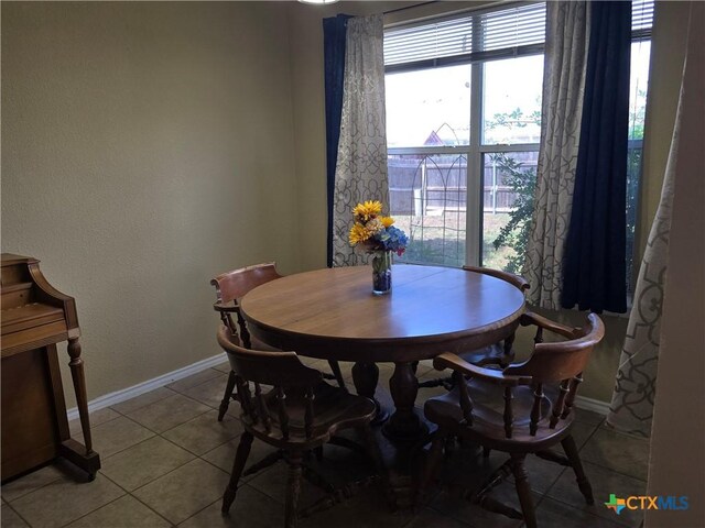 2301 Jake Dr, Copperas Cove, TX 76522 - tiled dining area with baseboards