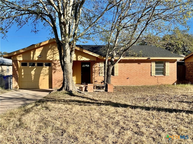 ranch-style house with a garage