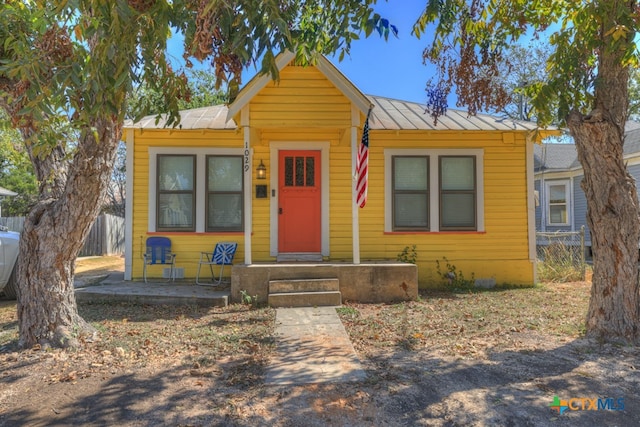 view of bungalow-style house