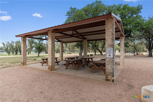 18917 Peckham Dr, Lago Vista, TX 78645 - view of community featuring a gazebo