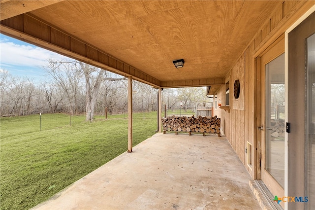 view of patio