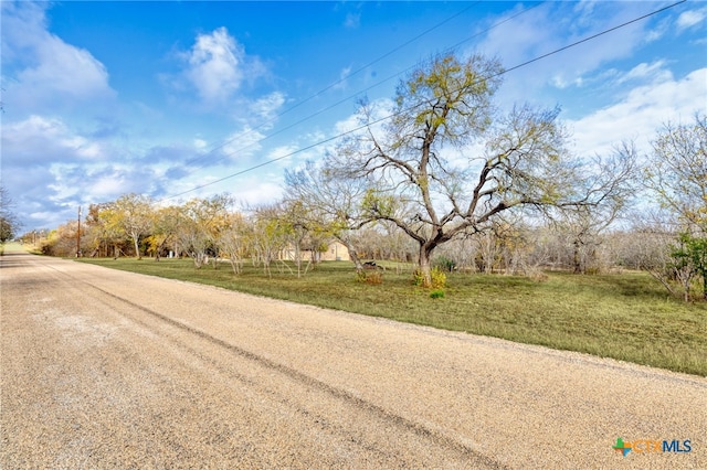 view of road