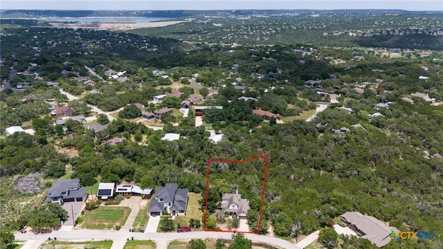 14424 Tuscola Cir, Austin, TX 78734 - view of property location featuring property boundaries highlighted and nearby suburban area