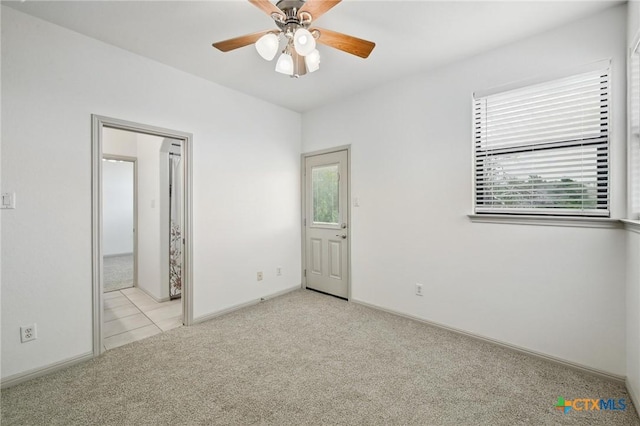 14424 Tuscola Cir, Austin, TX 78734 - carpeted empty room with a ceiling fan and baseboards