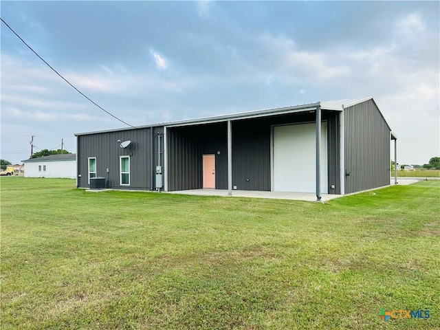 305 W Denver Ave, Seadrift, TX 77983 - view of outbuilding featuring an outbuilding and central AC unit