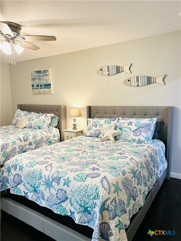 305 W Denver Ave, Seadrift, TX 77983 - bedroom with ceiling fan