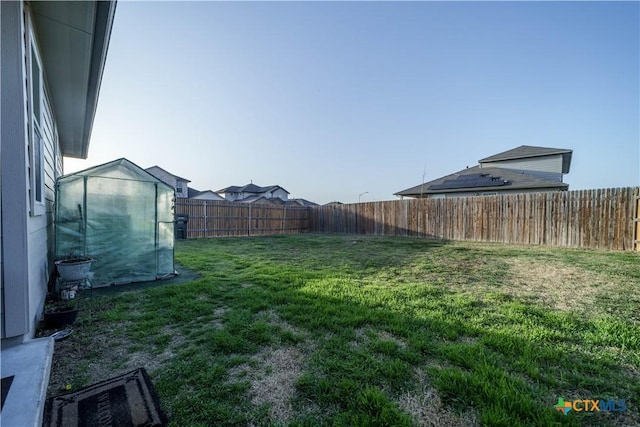 630 Golden Grove Pkwy, San Marcos, TX 78666 - view of yard with a fenced backyard