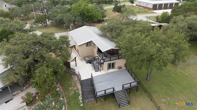 aerial view