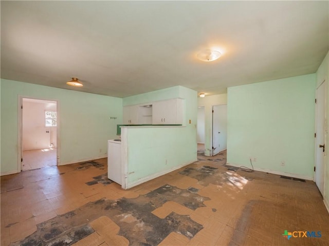 view of unfurnished living room