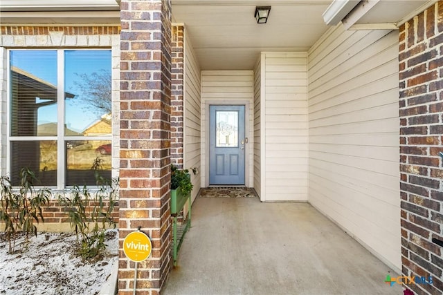 view of entrance to property