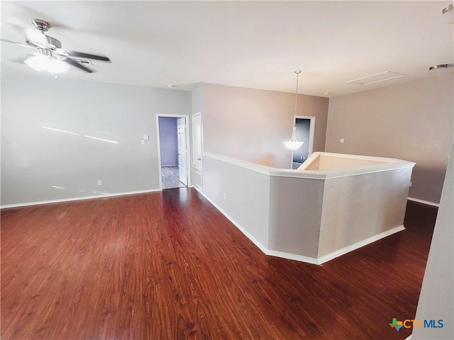 9200 Ashlyn Dr, Killeen, TX 76542 - empty room featuring wood finished floors and ceiling fan