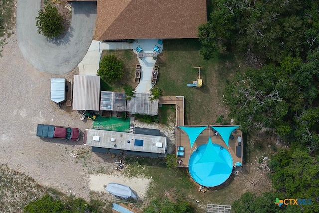 861 Rutherford, Fischer, TX 78623 - drone / aerial view