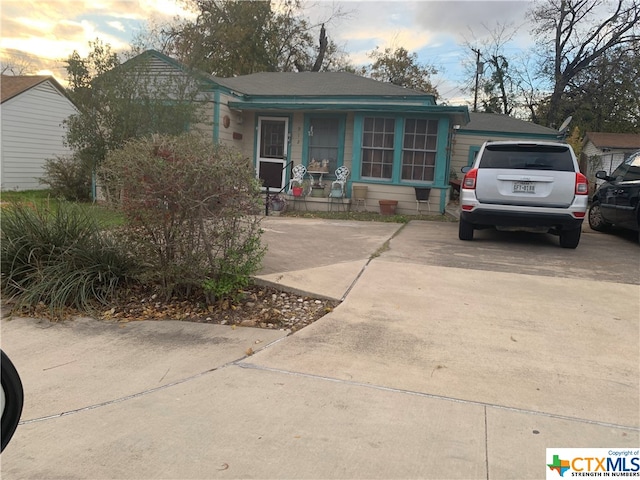 view of front of home