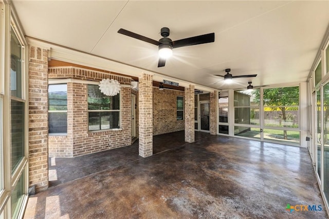 5705 Fenton Ln, Belton, TX 76513 - view of patio / terrace with a ceiling fan