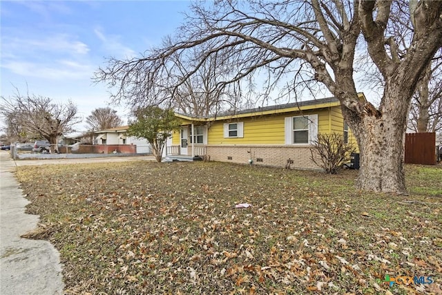 view of ranch-style home