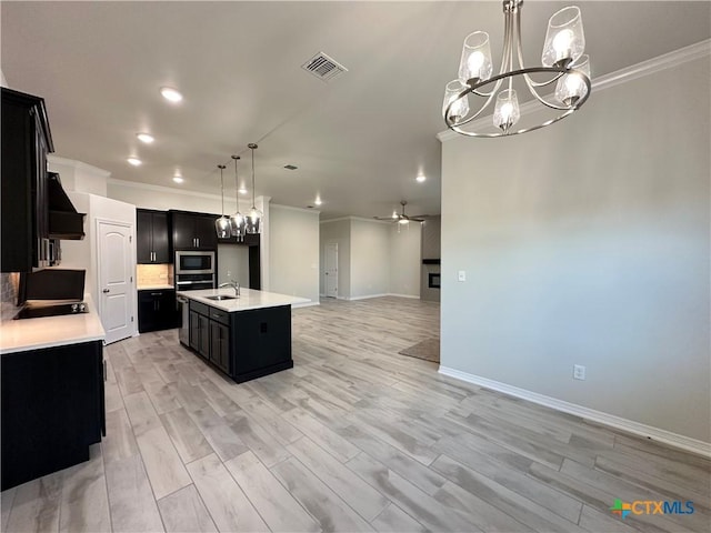 full bathroom with hardwood / wood-style flooring, vanity, toilet, and tiled shower / bath