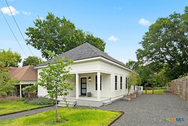 view of front of home