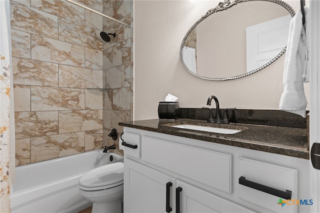 2727 Torino Reale Ave, Temple, TX 76502 - full bath with toilet, shower / tub combo, and vanity