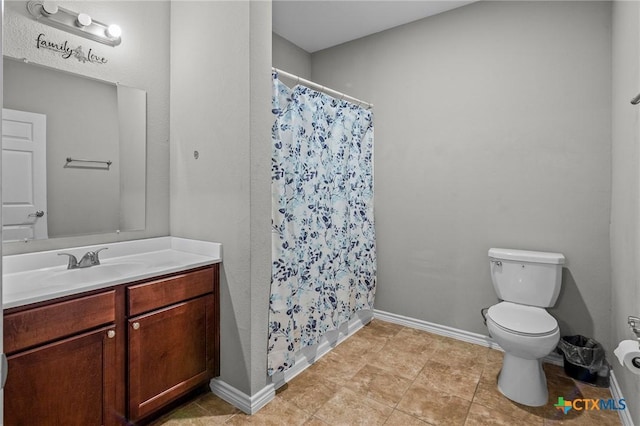 2709 Odem St, Victoria, TX 77901 - full bathroom featuring vanity and a shower with shower curtain