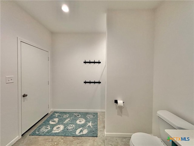 bathroom with toilet